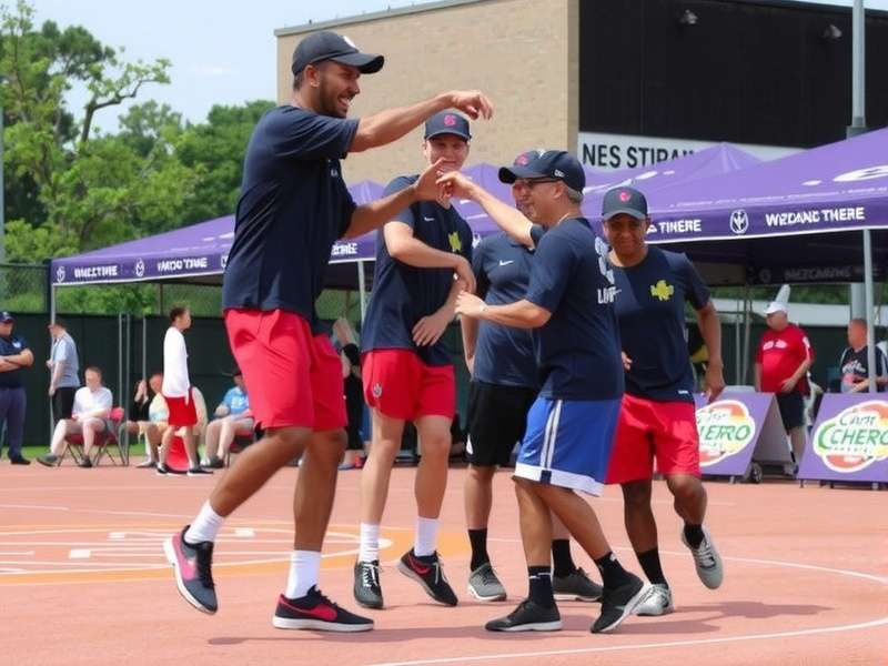 Slum Dunk Wizard team celebrating a score with high-fives